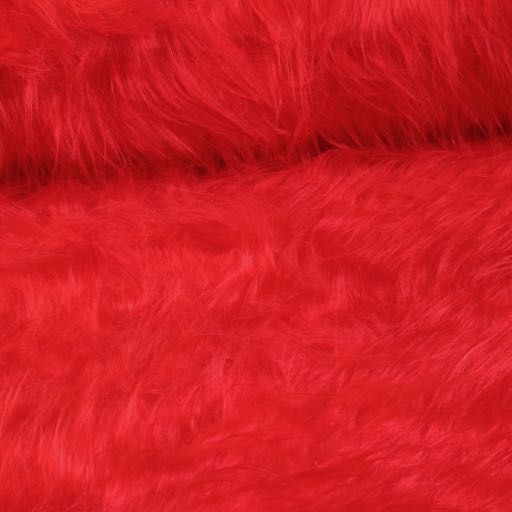 Langharig imitatiebont rood