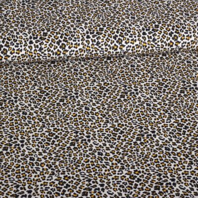 Katoen leopard beige