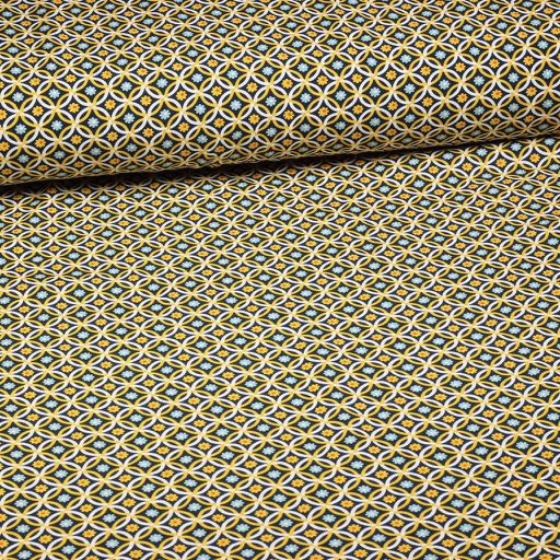 Viscose retro stof