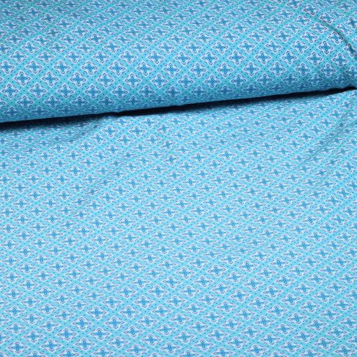 Viscose bloemen damast