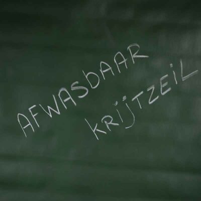 Tafelzeil krijtbord groen