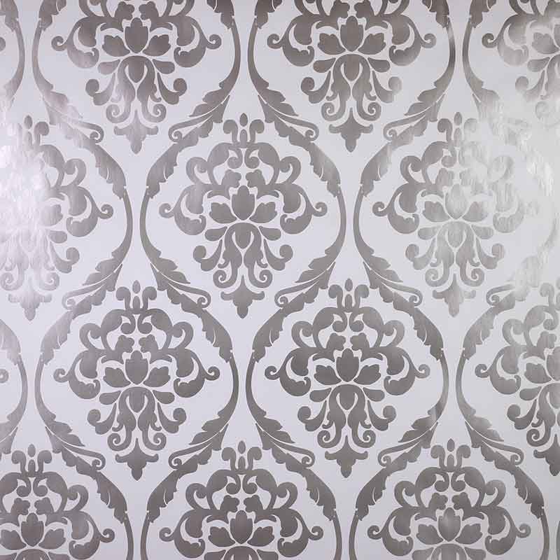 Tafelzeil deluxe barok zilver