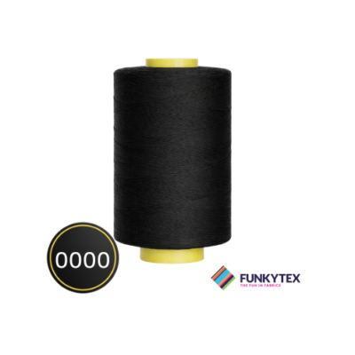Atelier Naaigaren 1000 meter Funkytex Zwart