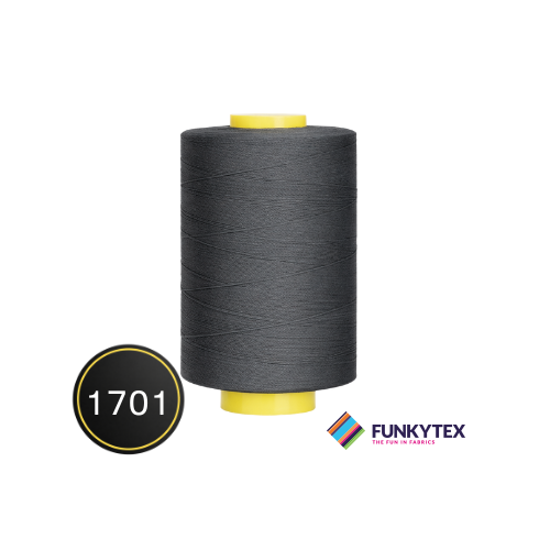 Atelier Naaigaren 1000 meter Funkytex Donkergrijs