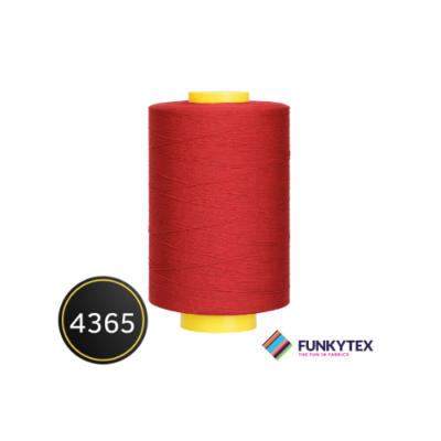 Atelier Naaigaren 1000 meter Funkytex Rood