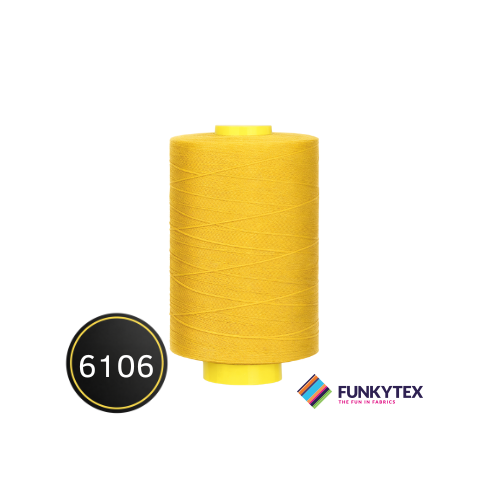 Atelier Naaigaren 1000 meter Funkytex Geel