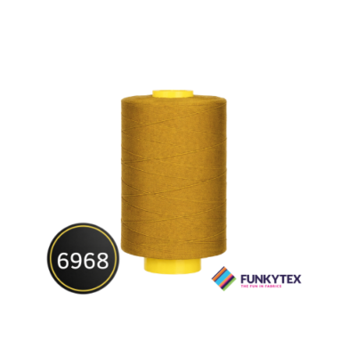 Atelier Naaigaren 1000 meter Funkytex Mosterd