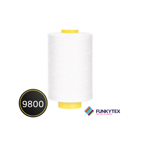 Atelier Naaigaren 1000 meter Funkytex Wit