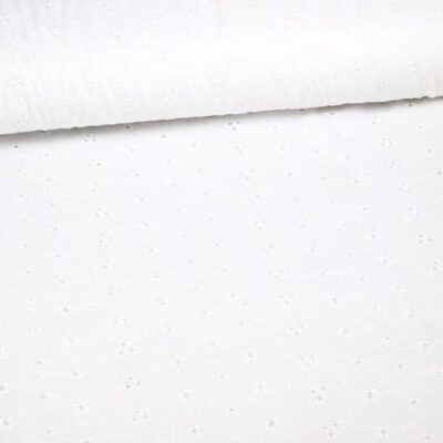 Broderie / Embroderie Eyelet Off White