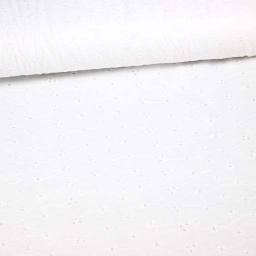 Broderie / Embroderie Eyelet Off White