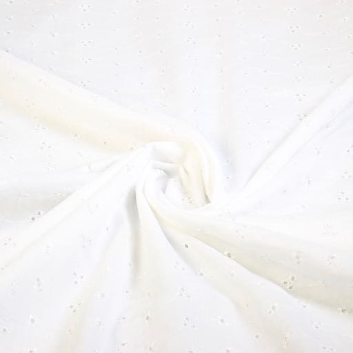 Broderie / Embroderie Eyelet Off White