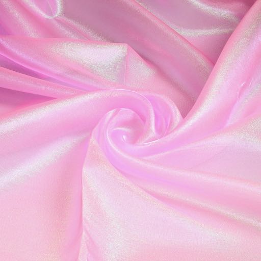 Fancy Organza crepe Fluor roze