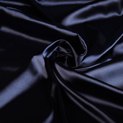 Silky Satijn Stretch Donkerblauw
