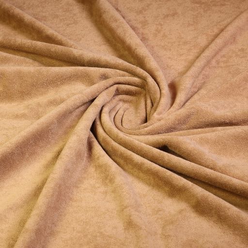 Stretch Badstof Camel