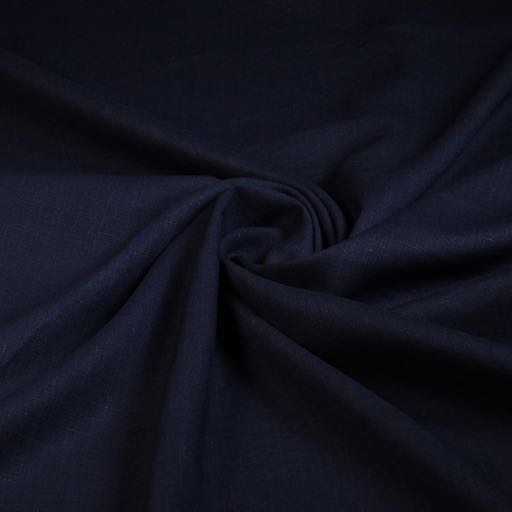 Linnen viscose Donkerblauw