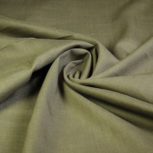 Linnen viscose Legergroen