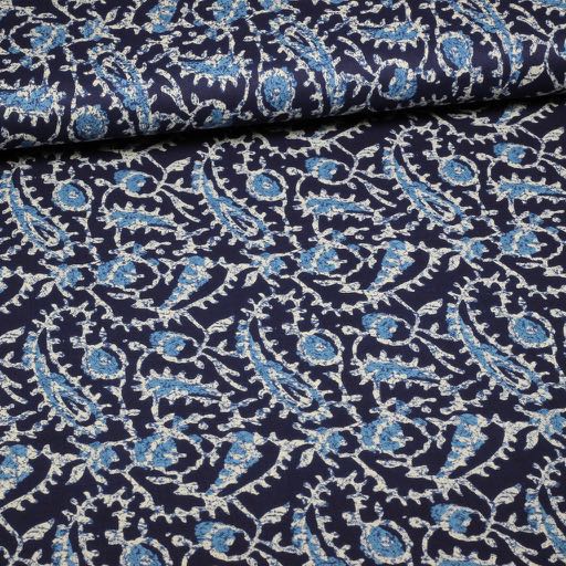 Katoen Voile Batik paisley