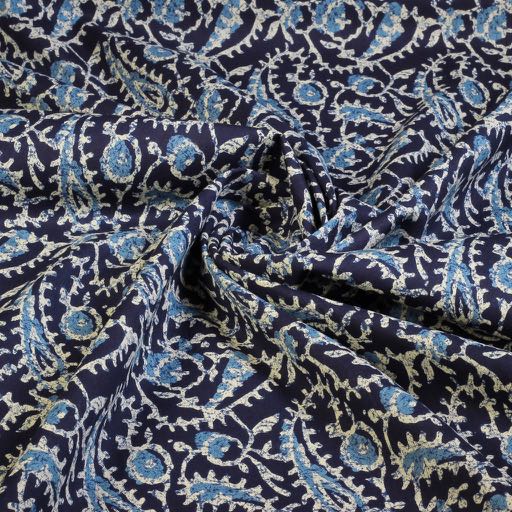 Katoen Voile Batik paisley
