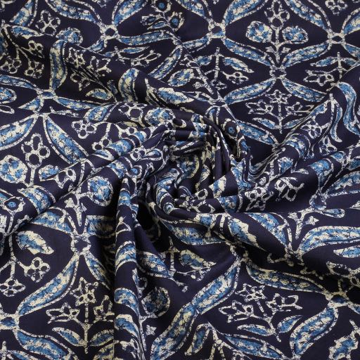 Katoen Voile Batik takken