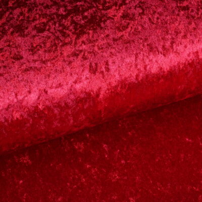 Velours de panne donker Rood