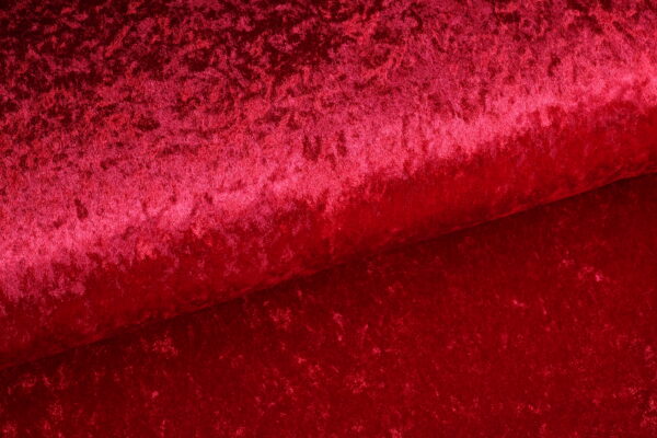 Velours de panne donker Rood