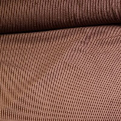 Corduroy stof bruin