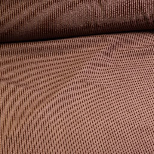 Corduroy stof bruin