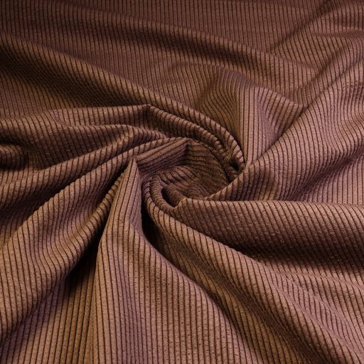 Corduroy stof bruin