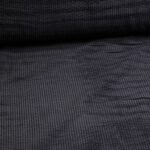 Corduroy stof zwart