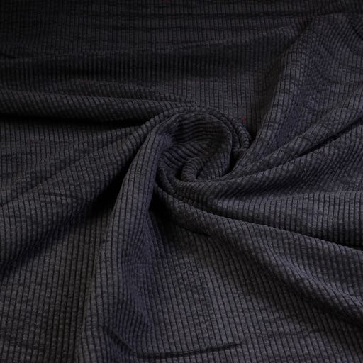 Corduroy stof zwart