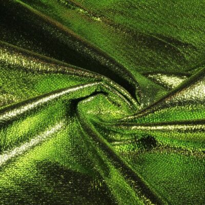 Metallic Folie Party stof Lime