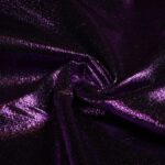 Metallic Folie Party stof Paars