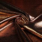 Metallic Folie Party stof Brons