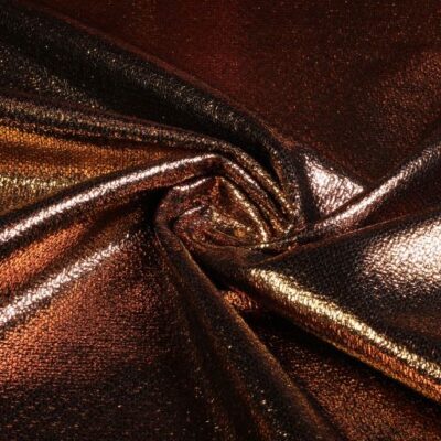 Metallic Folie Party stof Brons