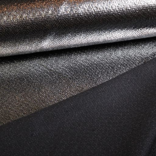 Metallic Folie Party stof Zilver