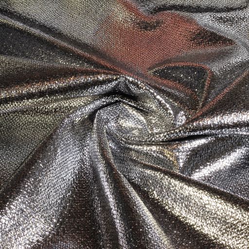 Metallic Folie Party stof Zilver