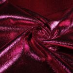 Metallic Folie Party stof Fuchsia