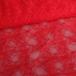 Kant spinnenweb rood