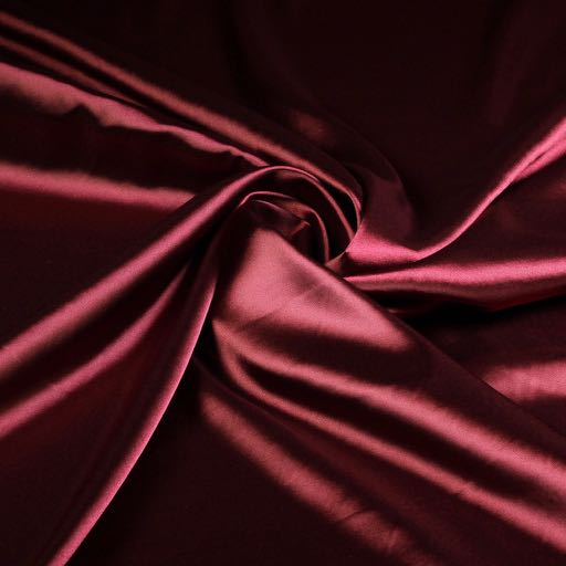 Silky Satijn Stretch bordo