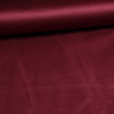Stretch Suede stof bordo/ bordeaux