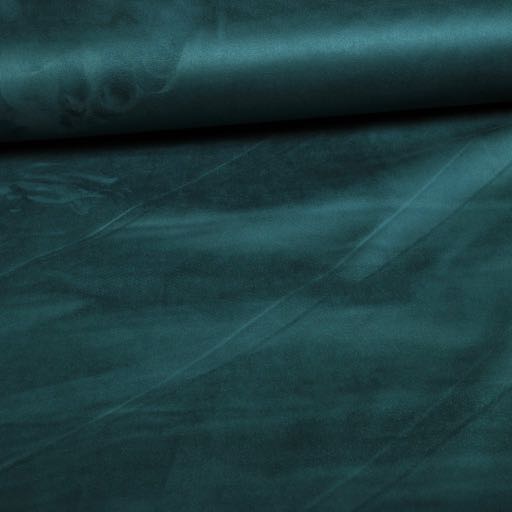 Stretch Suede stof petrol