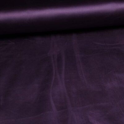 Stretch Suede stof paars