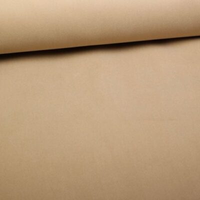 Fluweel / Velvet meubelstof Ecru