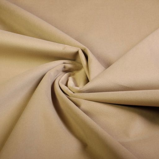 Fluweel / Velvet meubelstof Ecru