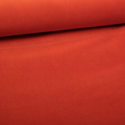 Fluweel / Velvet meubelstof Oranje