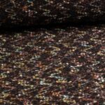 Bouclé/Tweed lurex stof zigzag 2